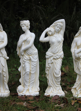 创意家居装饰室内橱窗玄t关摆设工艺品雕塑乔迁礼物欧式人物摆件