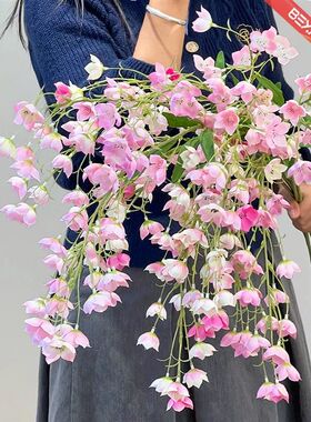 铃兰花仿真花客厅轻奢高端装饰花艺插花艺摆件餐桌假花摆设花束