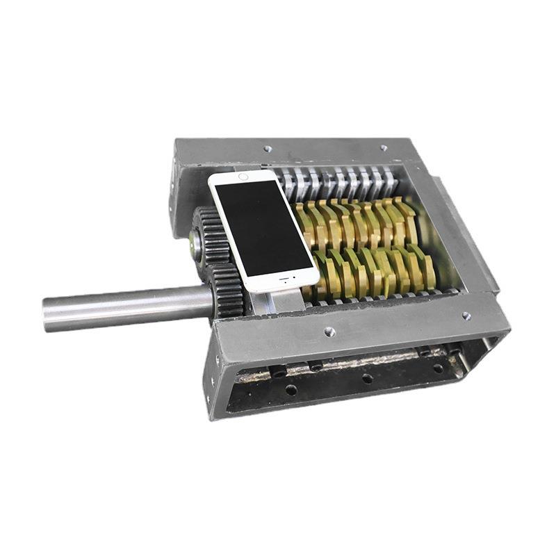 Hot selling domestic waste shredder case plastic wood rubber metal multifunctional small twin-shaft shredder case