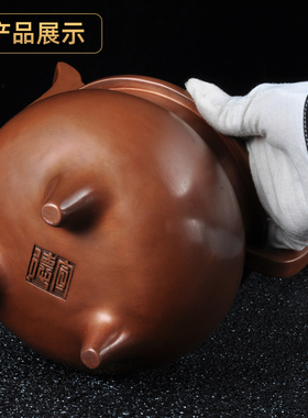 紫铜朝冠耳薰香炉香道香炉室内家用室内禅室静心安神茶室香薰炉