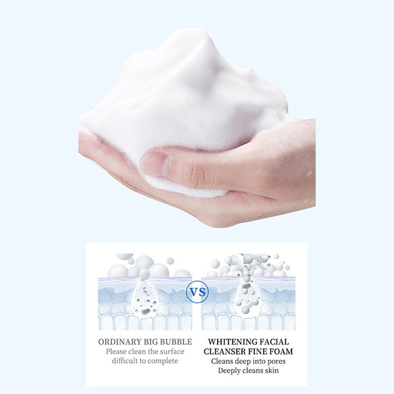 150G Whitening Anti-Freckle Facial Cleanser Foam Face Wash R - 图1