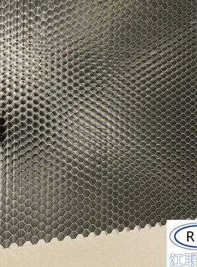 3003型孔格规整铝箔工艺制品铝蜂窝展开块六边形专用多功能轻质