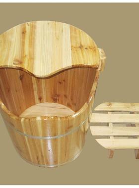 泡脚洗脚木桶家用实木足浴桶泡脚桶过小腿按摩木质洗脚盆浴缸收纳