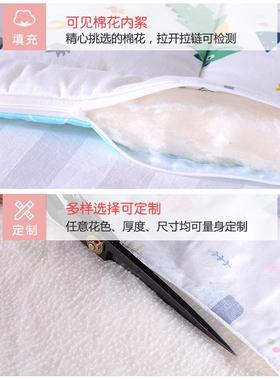 幼儿园床垫学生午睡垫婴儿褥子纯棉儿童天然棉花垫被四季薄