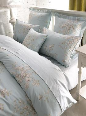 全棉60支贡缎被套ab版印花单条被罩1.6*2.1米被罩