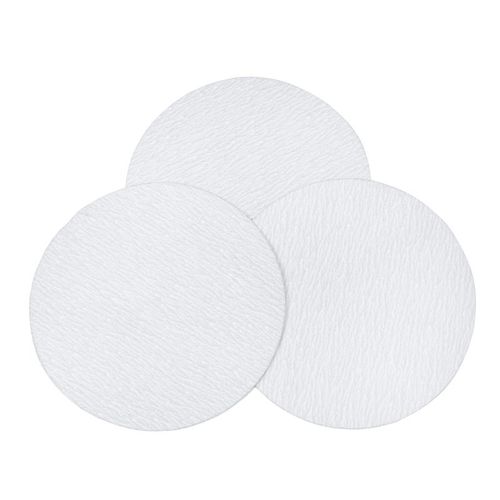 金牛干磨砂纸6寸7寸圆形植绒片自粘打磨片漆面腻子打磨抛光白沙纸 - 图3