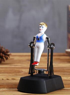 极速创意蜘蛛人健将小人磁力永动仪摇摆器模型办公桌面摆件情侣礼