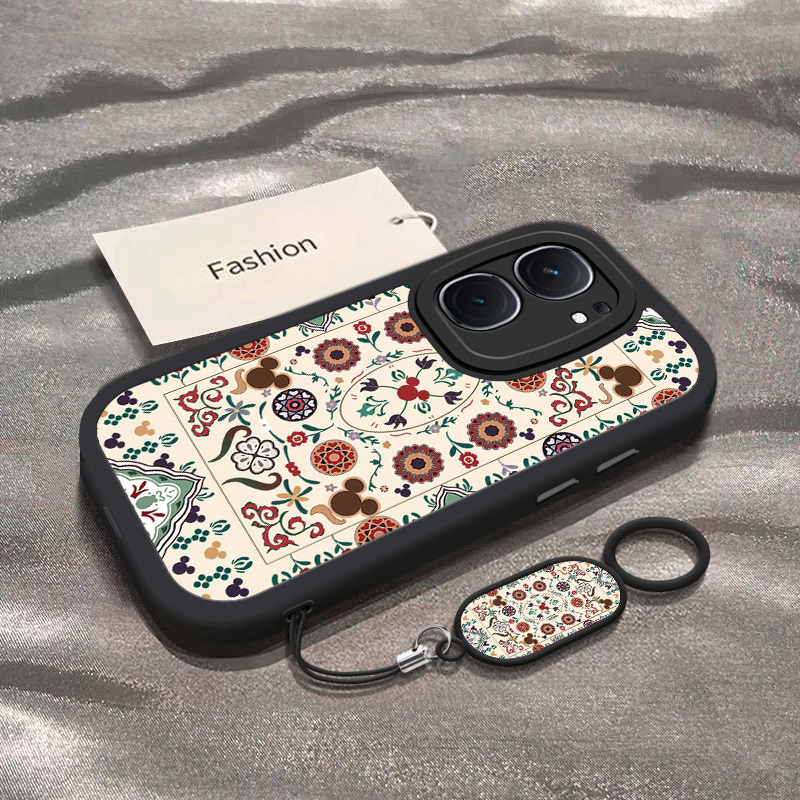 适用iqooneo9/8pro手机壳10新款vivoiqooneo5图腾米奇ipooneo6se全包防摔iq00neo7软硅胶icooneo3复古noe男女 - 图0