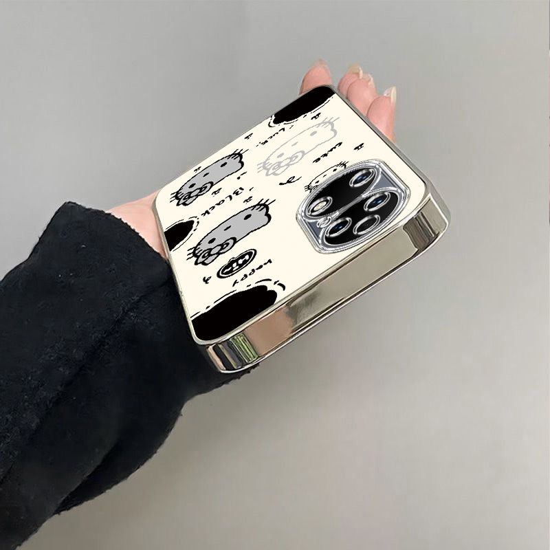 适用华为p50手机壳p5oe保护套ABR一AL60新款aloo全包防摔钢化膜外壳硅胶新品pe网红p50pro软pe女款电镀凯蒂猫 - 图1