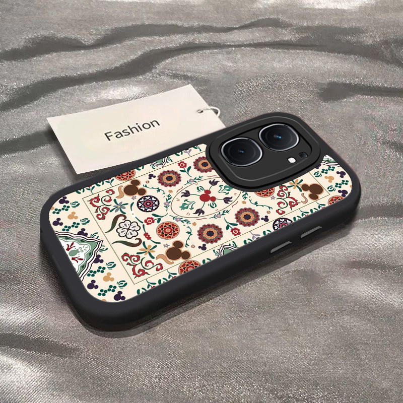 适用iqooneo9/8pro手机壳10新款vivoiqooneo5图腾米奇ipooneo6se全包防摔iq00neo7软硅胶icooneo3复古noe男女 - 图3