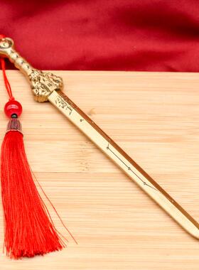 0爆款黄铜七星剑宝剑太极铜剑铜饰品北斗宝剑创意办公室装饰摆件