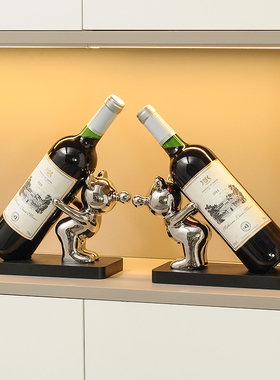 速发红酒架摆件斜放酒柜装高创奢饰颜值家用轻意乔迁送礼