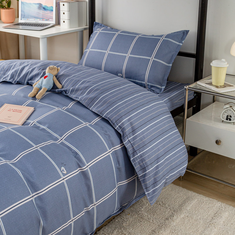 现货褥子套床垫被套100%棉学生宿舍床上三件套单人床褥套六件套,淘宝优惠券,粉丝福利购,淘宝优惠卷