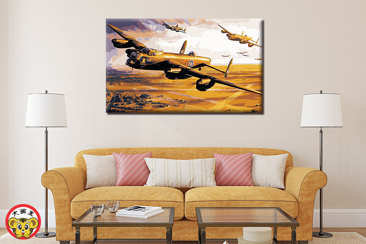 军事军迷飞机坦克战斗机航v母装饰画填涂色礼物军舰数字油画diy,淘宝优惠券,粉丝福利购,淘宝优惠卷