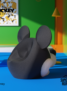 【原创家居】米奇头布艺沙发