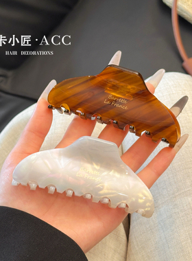 发夹女高端醋酸抓夹大号鲨鱼夹