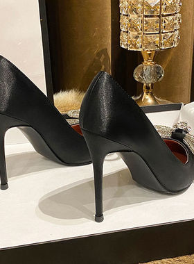 速发WH 2022xSWo  e y Pty ight ub Bow High Heel Shoe