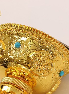 速发藏式八七杯供水杯桌面佛前观音财神护法杯圣水杯净水祥吉供八