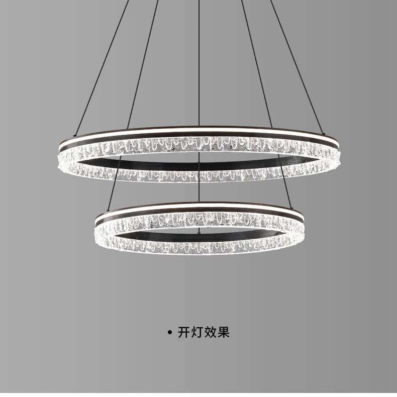 简约元素意式极简吊灯现代客厅灯2025新款高端大气圆环形卧室灯具,淘宝优惠券,粉丝福利购,淘宝优惠卷