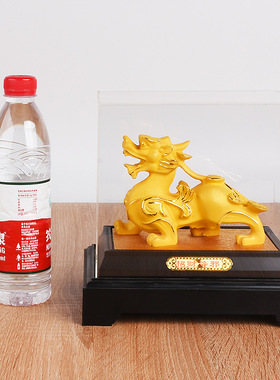 绒沙金摆件招财貔貅工艺品家居办公室装饰店铺开张开业活动礼品