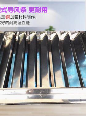 304不锈钢百叶窗300X300排气扇 排气罩方型通风帽 室外厂房通风口