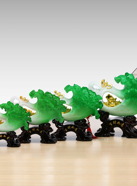 玉白菜工艺品摆件白菜百财白菜满屋家居客厅装饰品新居乔迁