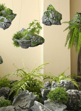 仿真石头景观石园林雕塑假山z室内软装造景创意园艺庭院装饰摆件