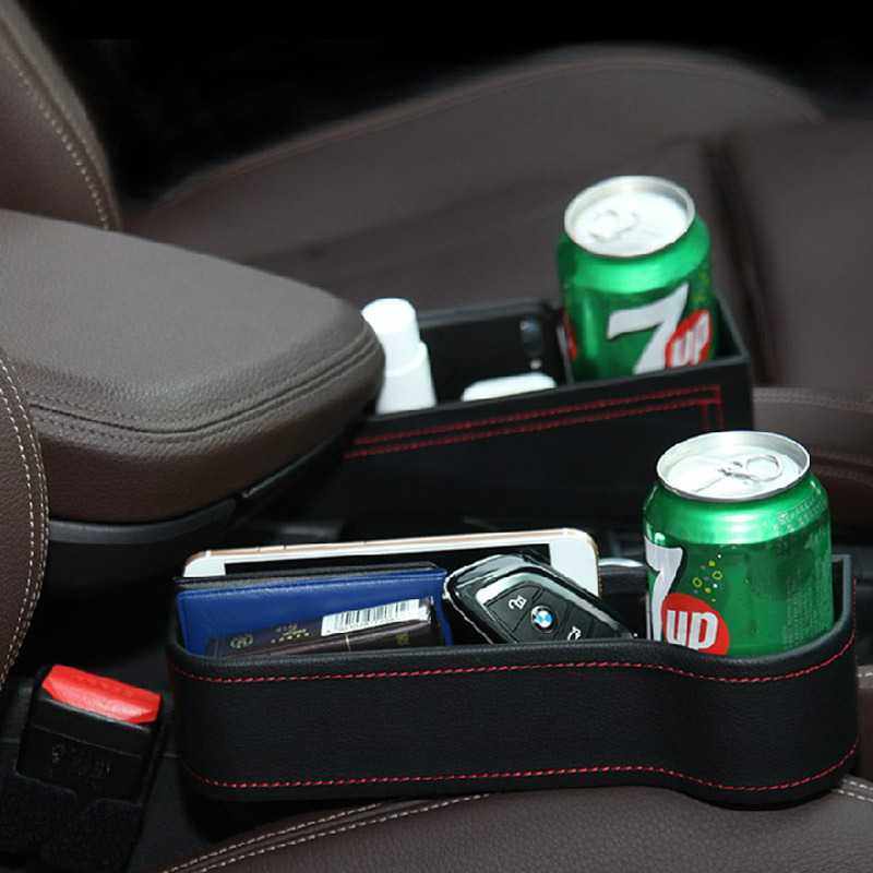 新款直销车载座椅缝隙置物架车内手机钱包水杯多功能通用收纳盒（,淘宝优惠券,粉丝福利购,淘宝优惠卷