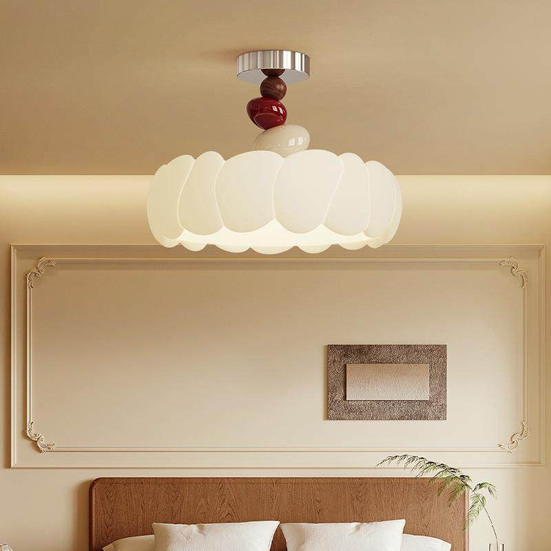 法式奶油风卧室吊灯吸顶灯护眼房间灯温馨浪漫中古2025新款主卧灯,淘宝优惠券,粉丝福利购,淘宝优惠卷