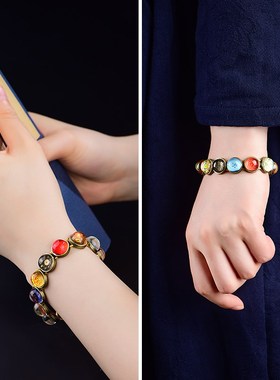 楞严咒轮组合手链六字真言手串大随求心经文如来吉祥珠手环