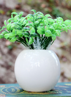 简约现代陶瓷工艺品家居装饰品客厅摆设迷你房间小摆件创意插花瓶