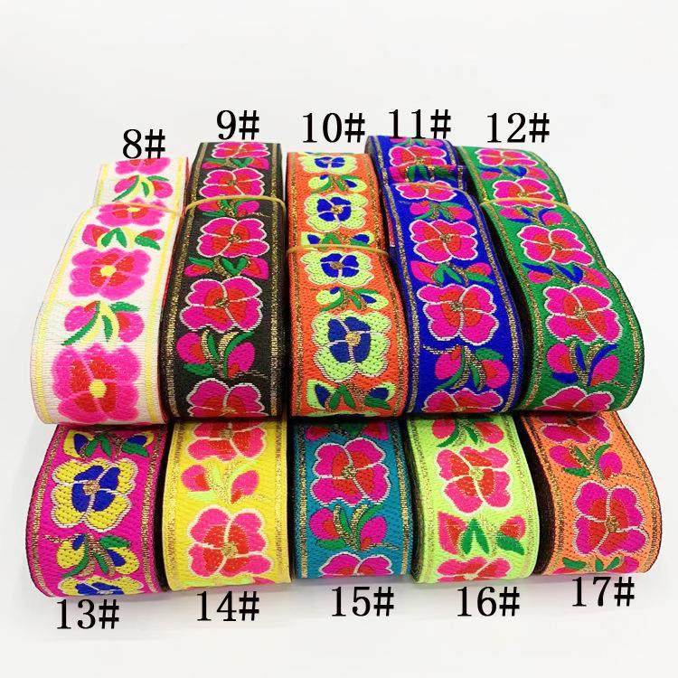 3.3织c花m民族风边带提花壮族BKO少数民族服装辅料手工配饰涤纶,淘宝优惠券,粉丝福利购,淘宝优惠卷