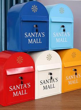 铁信箱复古邮箱田园工艺壁挂铁皮信箱挂墙意见箱邮筒家居装饰墙壁