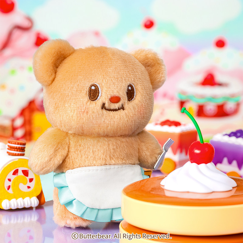黄油小熊围裙挂件Butterbear可爱卡通挂饰毛绒玩具朋友生日礼物,淘宝优惠券,粉丝福利购,淘宝优惠卷
