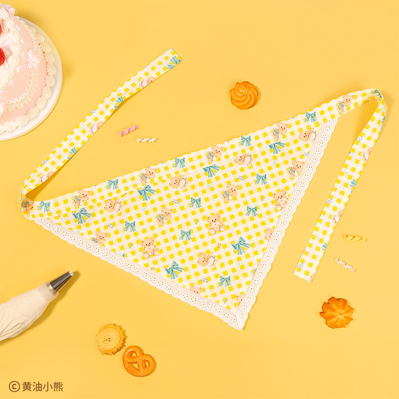 黄油小熊Butterbear可爱头巾蕾丝发箍女式薄款三角巾泰国田园发饰,淘宝优惠券,粉丝福利购,淘宝优惠卷