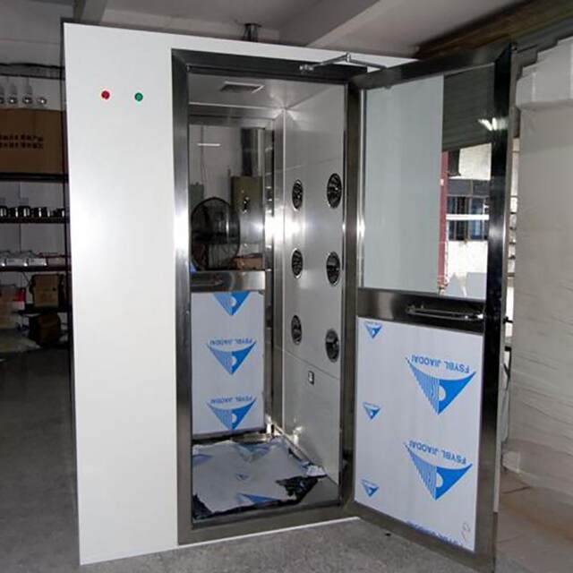304 stainless steel air shower room single double hair shower room air shower door stainless steel dust-free workshop air shower room