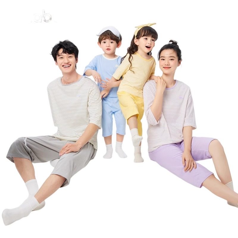 巴拉巴拉男童睡衣套装女童纯棉家居服大童宝宝儿童亲子款夏季新款,淘宝优惠券,粉丝福利购,淘宝优惠卷