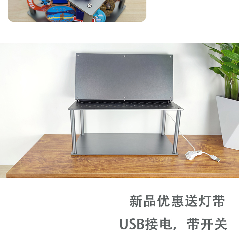 铝合金奖c牌陈列架金牌收纳整理展示架马拉松跑步体育运动通用支 - 图1