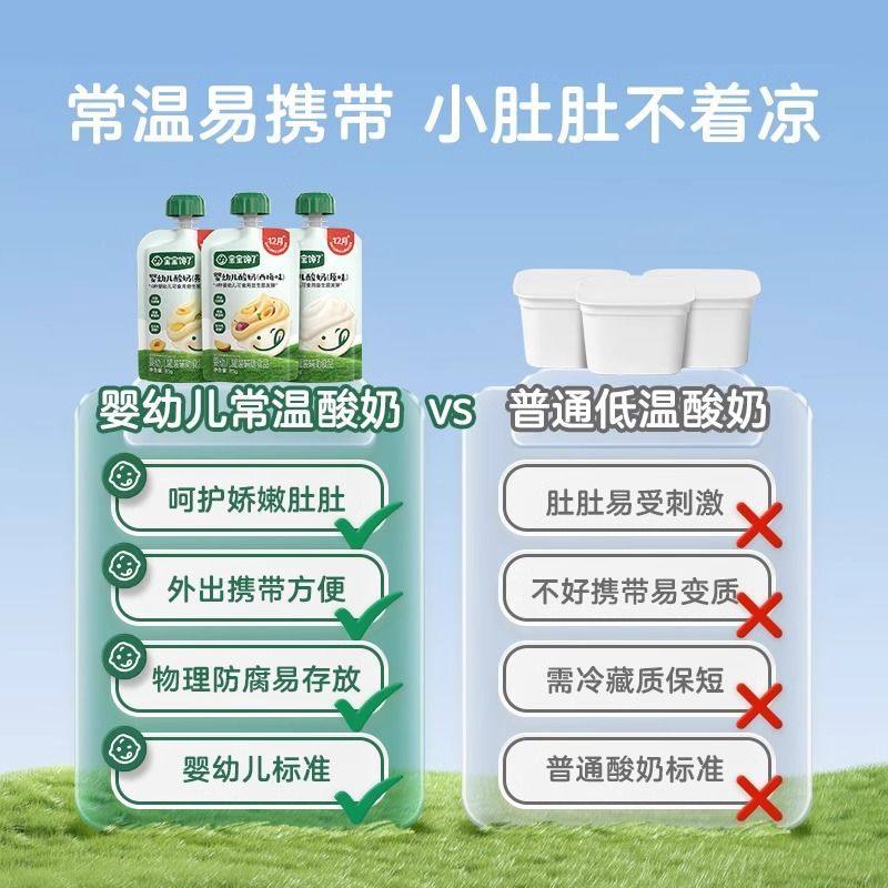 宝宝馋了婴儿酸奶无添加白砂糖儿童常温酸奶零食宝宝辅食饮品一岁