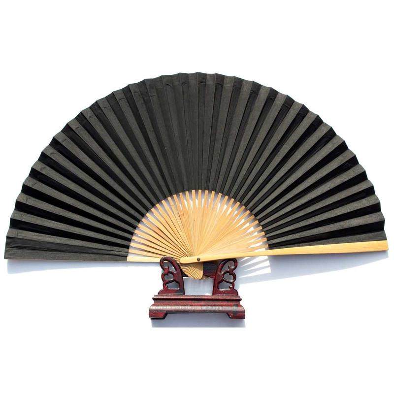 仙宝传统绍兴黑纸扇子毛全本黑纸扇子 手工工艺折扇,淘宝优惠券,粉丝福利购,淘宝优惠卷