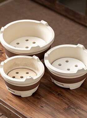 围炉煮茶家用室内老式炭炉家用打边炉泥碳炉户外烧烤陶土烤茶装备
