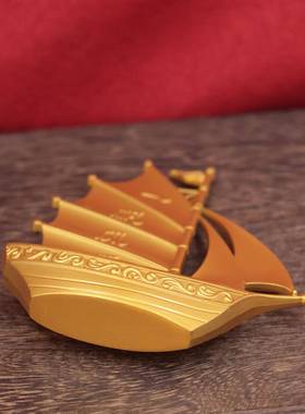 一帆风顺酒柜玄关书架桌面福龙帆船家居客厅办公室店铺开业饰品