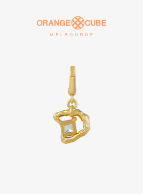 Orange Cube海盐挂坠女款925银原创设计高级感吊坠饰品送女友礼物