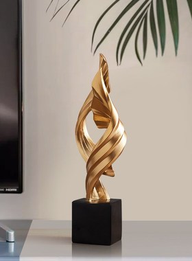 风生水起轻奢高档酒柜摆件电视z柜玄关装饰品办公室客厅小众高级