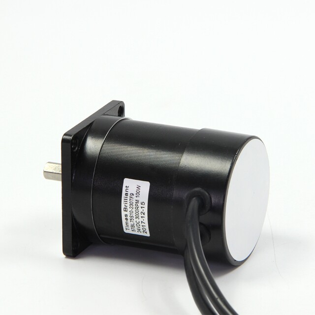 57 DC brush motor 24V 3000 rpm 100W DC motor package includes driver adjustable speed