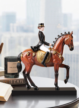 酒柜装饰品摆件高档客厅电视机两边轻奢网红办公室桌面美式工艺品