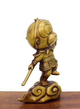 全铜孙悟空摆件齐天大圣客厅工艺品斗战胜佛像铜猴摆设装饰品礼品