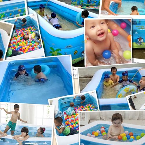 极速新疆包邮充气游泳池家庭泳池户外家用加厚小孩婴儿大型儿童水 - 图2