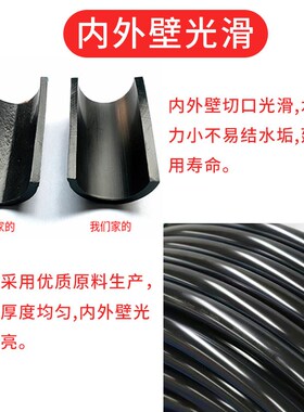 pe给水管4分热熔硬管6分自来水管32穿线管20饮用50灌溉塑料排水管
