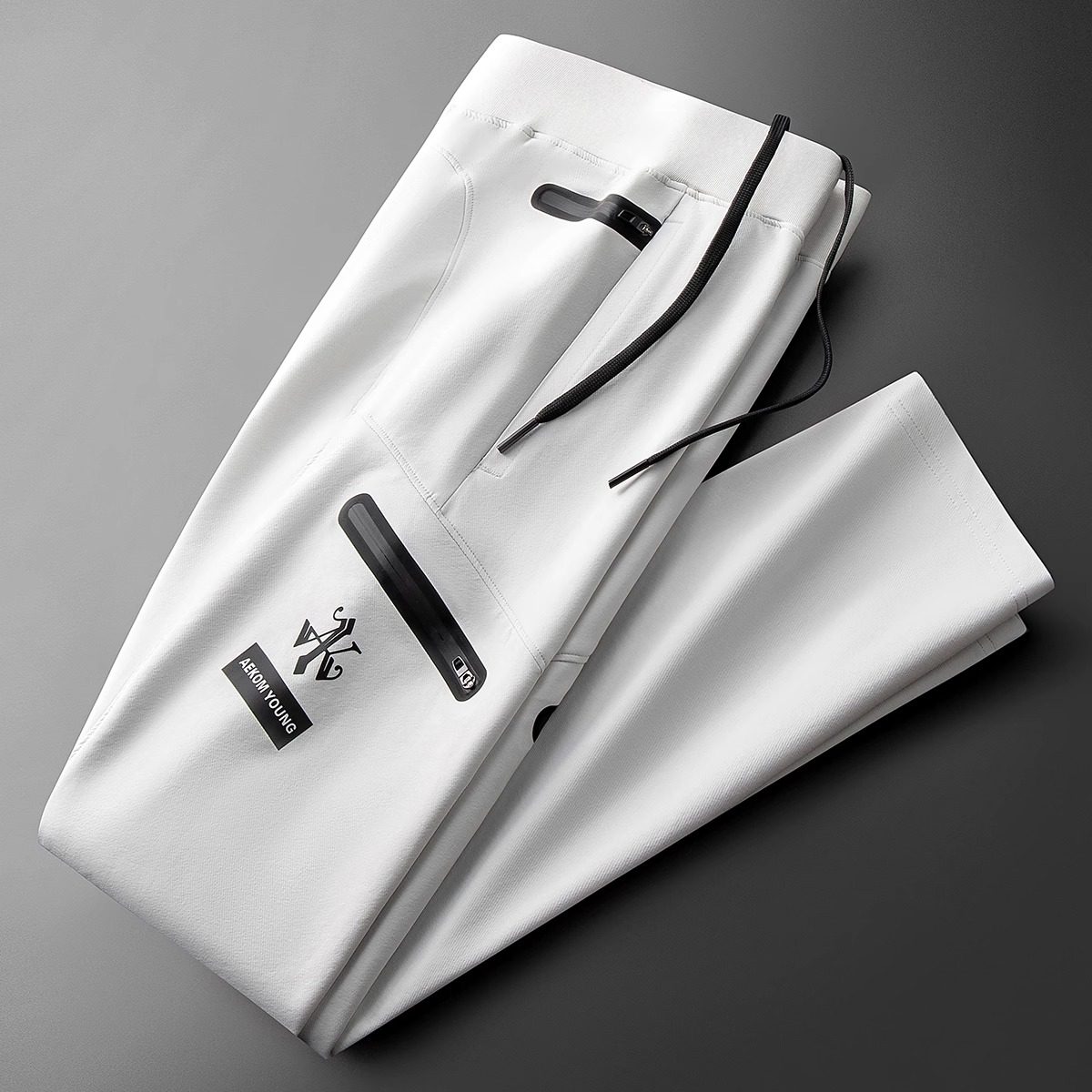 MAROLIO~轻奢专柜！户外防风防水休闲裤男软壳冲锋裤修身运动裤子,淘宝优惠券,粉丝福利购,淘宝优惠卷